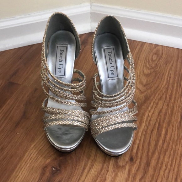 Touch Ups Shoes - Touch ups Gold Heels